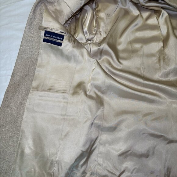 John Alexander Hartmarx Men's Sport Coat Blazer 2 Button 100% SILK 40 Old Money - Picture 13 of 15